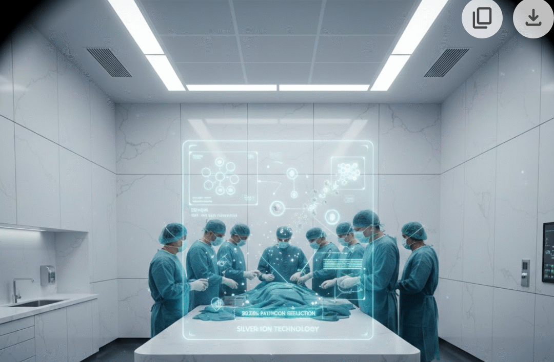 Anti-Bacterial Quartz in Healthcare for the Modern Hospital